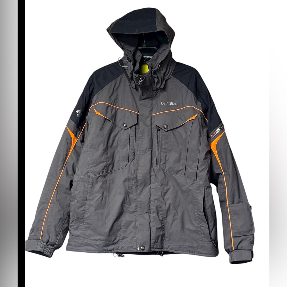 Descente ALLTERRAIN Men's Black, Gray, and Orange Jacket